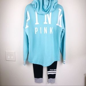 Victoria's Secret PINK Logo Hoodie and Yoga Pants